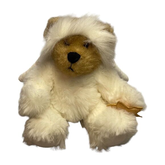 First & Main Snow Angels Kids White Brown Body Suit Stuffed Animal Plush Toy - Picture 1 of 8